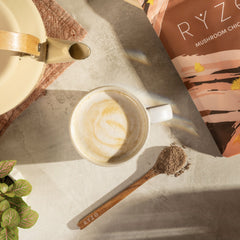 RYZE Mushroom Chicory — Organic Instant Chicory with Shitake & Lions mane, 30 Servings