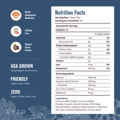 RYZE Hot Cocoa - with 6 Sleep Superfoods to Help Fall Asleep and Stay Asleep
